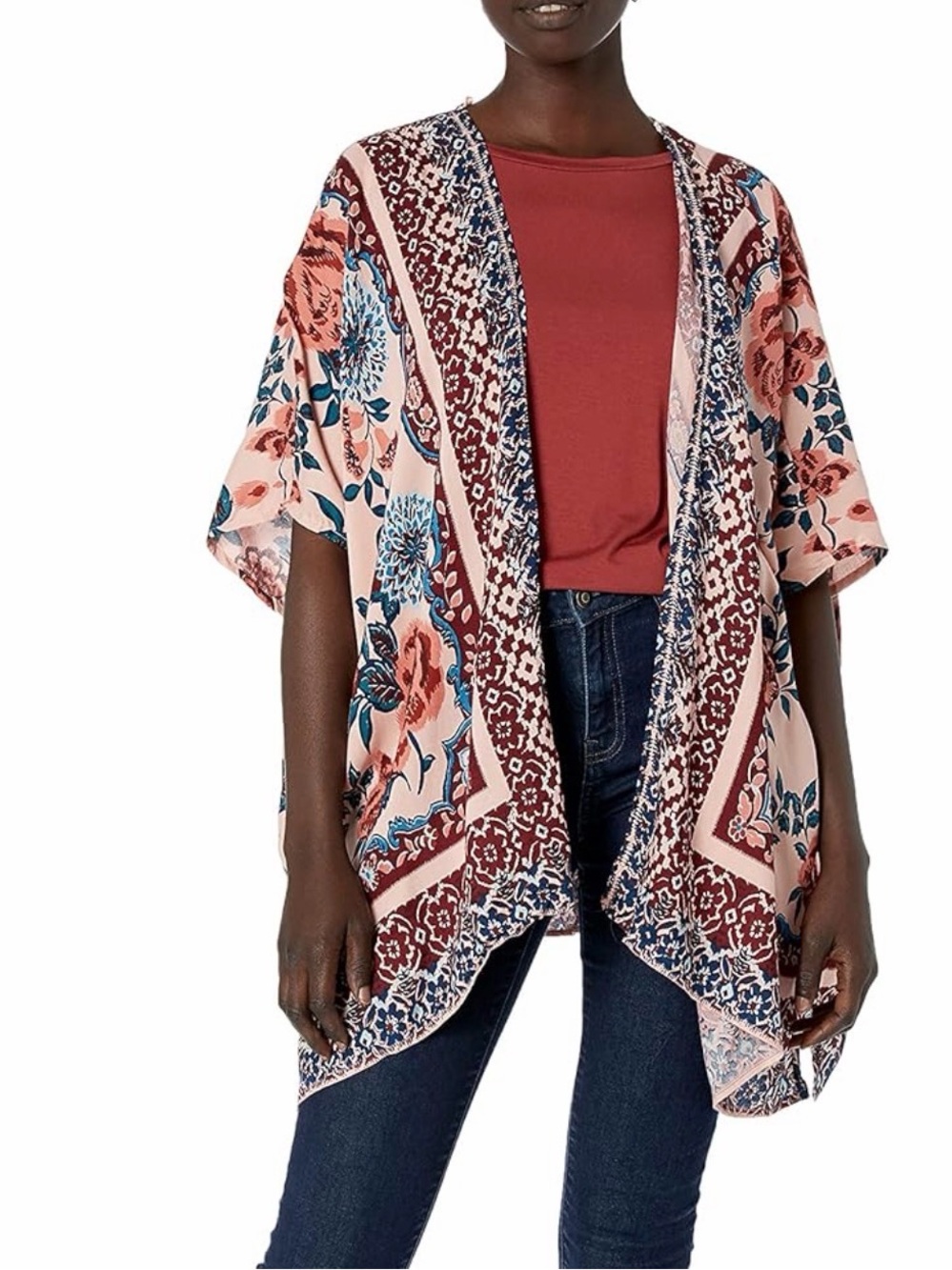 Angie Blush Pink Kimono size 3X